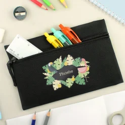 Sale Personalised Pencil Case - Tropical Flamingo Kids Personalised Notebooks And Stationery|Notebooks & Stationery