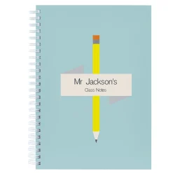 Card Factory Personalised Pencil Notebook