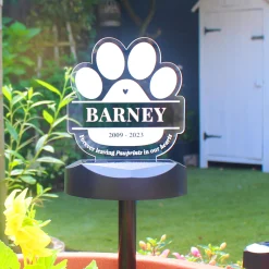 Clearance Personalised Pet Memorial Outdoor Solar Light Personalised Canvas & Wall Art|Photo Prints & Wall Art
