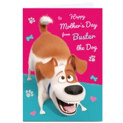 Personalised Pets Mother's Day Card - From The Dog Tv & Film