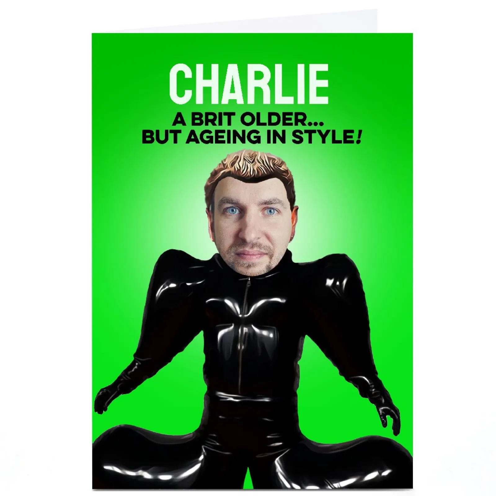 Card Factory Personalised PG Quips Birthday Card - A Brit Older