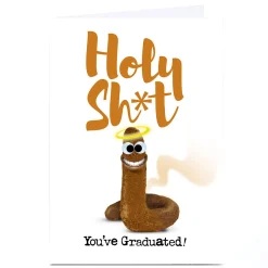 Best Personalised PG Quips Graduation Card - Holy Sh*t! Graduation|Funny