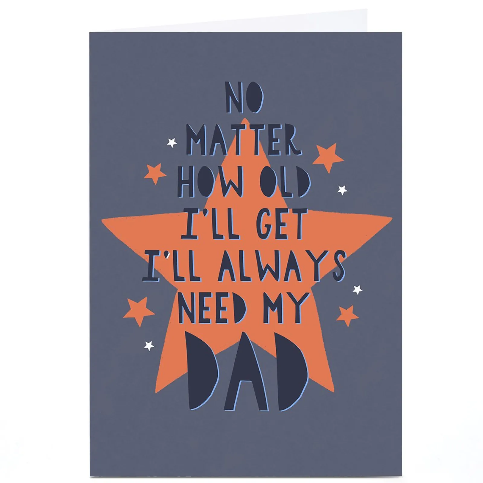 Outlet Personalised Phoebe Munger Father's Day Card - Always Need Dad Father's Day