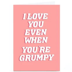 Card Factory Personalised Phoebe Munger Card - Grumpy