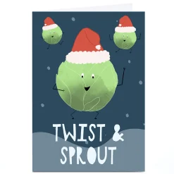 Card Factory Personalised Phoebe Munger Christmas Card- Twist and Sprout