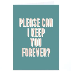 Online Personalised Phoebe Munger Card - Keep you Forever Anniversary|Funny