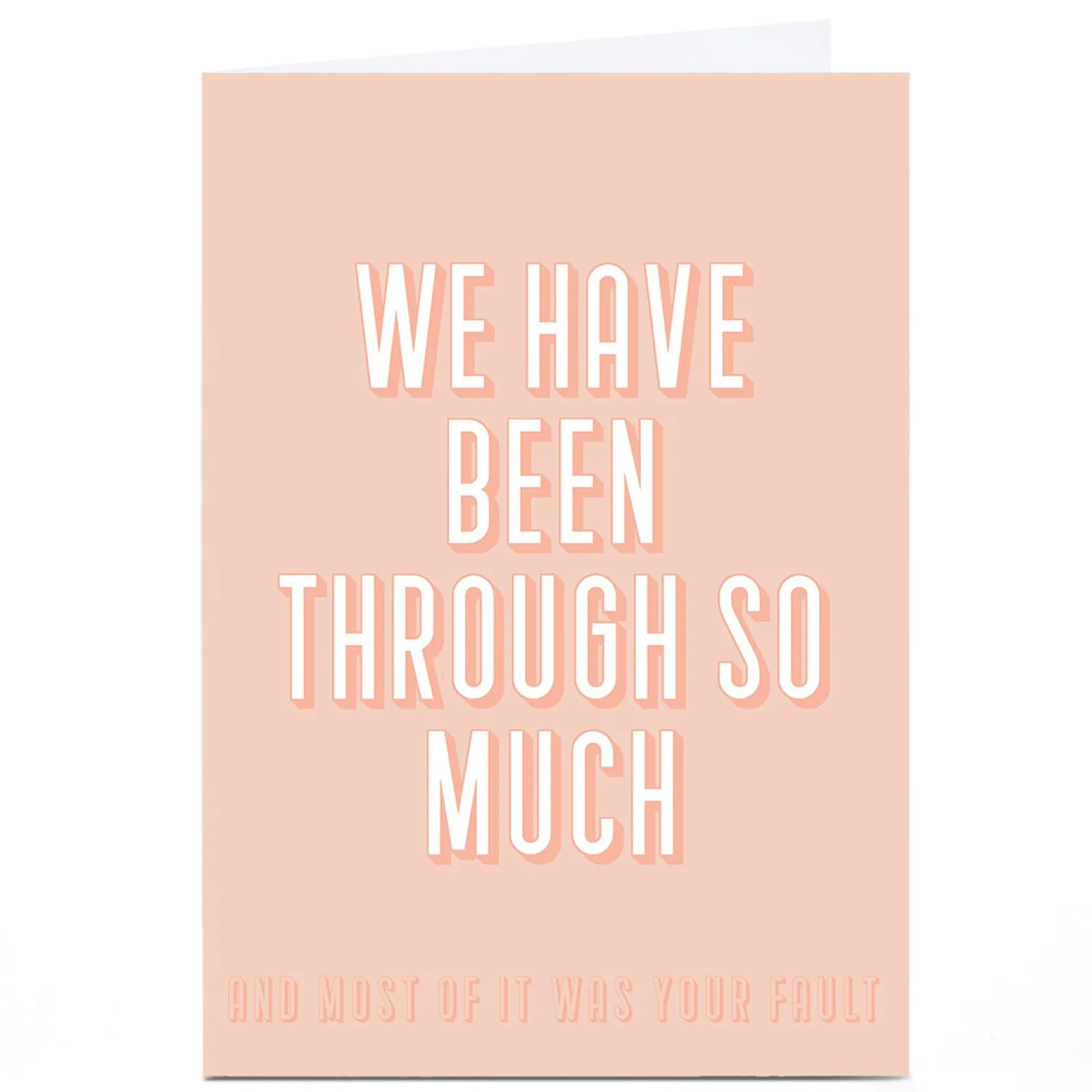 Card Factory Personalised Phoebe Munger Card - Your Fault