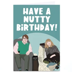 Best Personalised Phoebe Munger Birthday Card Card - Nutty For Friend|For Friend