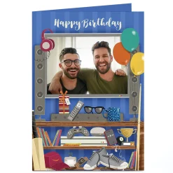 Kids Card Factory Personalised Photo Card - Birthday Console