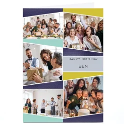New Personalised Photo Card - Collage Photo|Birthday