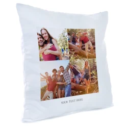Kids Card Factory Personalised Photo Cushion - 4 Photos & Any Message