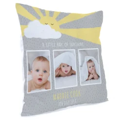 Card Factory Personalised Photo Cushion - Little Ray Of Sunshine