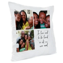 Card Factory Personalised Photo Cushion - To Love and Be Loved