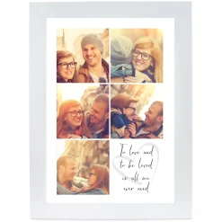 Card Factory Personalised Photo Print - To Love and To Be Loved
