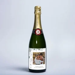 Card Factory Personalised Photo Upload Wedding Champagne - For The Happy Couple
