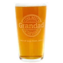 Card Factory Personalised Pint Glass - The Best In The World