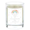 Card Factory Personalised Pomegranate & Cashmere Scented Candle - Rainbow Baby