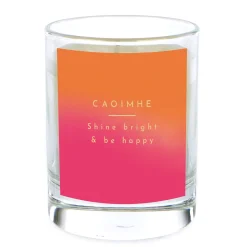 New Personalised Pomegranate & Cashmere Scented Candle - Be Happy Scented Candles|Christmas Gifts