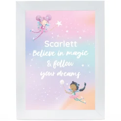 Sale Personalised Print - Astral Girl, Any Name Kids Personalised Canvas & Wall Art|Photo Prints & Wall Art