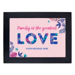 Card Factory Personalised Print - Family is the Greatest Love