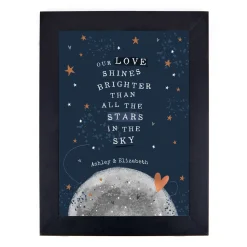 Card Factory Personalised Print - Stars In The Sky