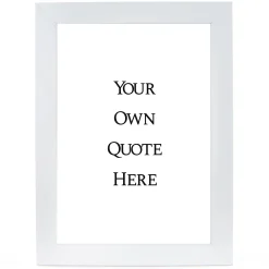 Card Factory Personalised Print - Your Own Quote