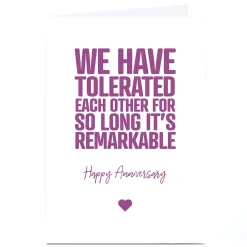 Outlet Personalised Punk Cards Anniversary Card - Remarkable Funny|Anniversary