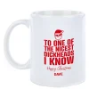 Card Factory Personalised Punk Christmas Mug - To one of the Nicest