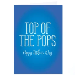 Hot Personalised Punk Father's Day Card - Top Of The Pops Father's Day|Funny