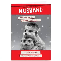 Best Personalised Quitting Hollywood Christmas Card - Two Meerkats Funny|Christmas