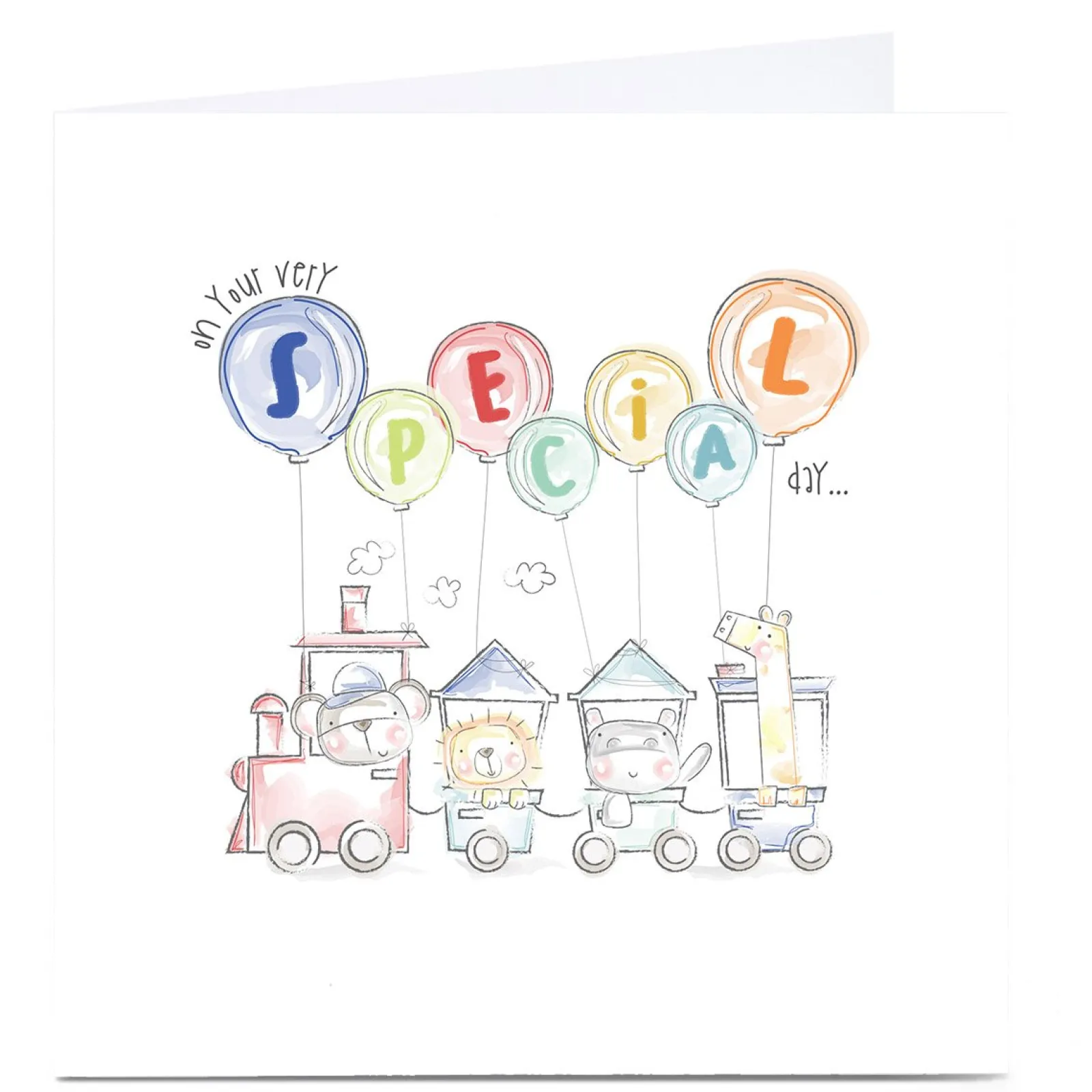 Kids Card Factory Personalised Rachel Griffin Birthday Card - On Your Very Special Day
