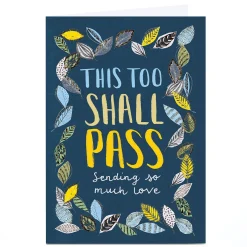Card Factory Personalised Rebecca Prinn Card - This Too Shall Pass