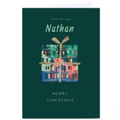 Sale Personalised Rebecca Prinn Christmas Card - Present Christmas|Photo