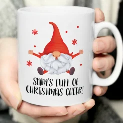 Card Factory Personalised Red Gonk Christmas Mug