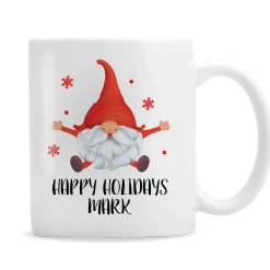 Card Factory Personalised Red Gonk Christmas Mug