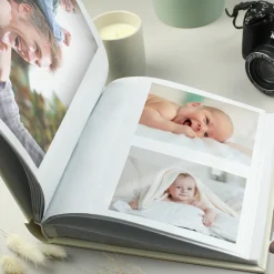 Outlet Personalised Religious Cross Square Photo Album Kids Photo Frames|Christening Gifts