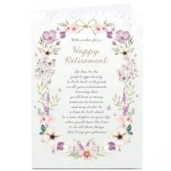 Card Factory Personalised Retirement Card - Look Back With Pride