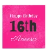 Hot Personalised Roshah Designs Birthday Card - Happy 16th For Friend|16Th Birthday