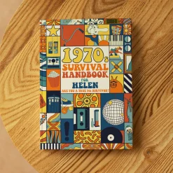 Card Factory Personalised 1970s Nostalgia Survival Book - Paperback