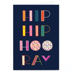 Best Personalised Sazerelli Card - Hip Hip Hooray Retirement|New Home