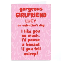 Personalised Shout! Valentine's Day Card - Girlfriend Boxset Funny