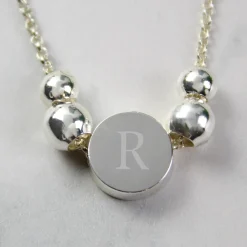 Best Personalised Silver Disc Bracelet Personalised Jewellery And Keepsakes|Jewellery & Keepsakes