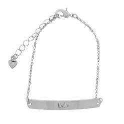 Sale Personalised Silver ID Bracelet Personalised Jewellery And Keepsakes|Jewellery & Keepsakes