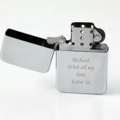 Card Factory Personalised Silver Lighter - Any Message