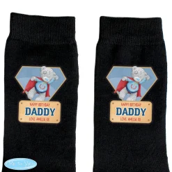 Card Factory Personalised Socks - Me To You Super Hero