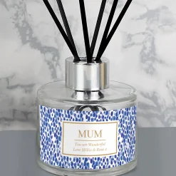 Clearance Personalised Spotty Refillable Reed Diffuser Scented Candles|Anniversary Gifts