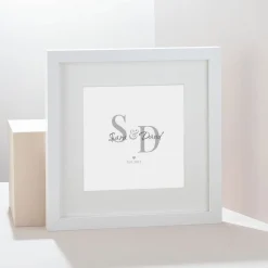 Discount Personalised Square Framed Print - Initials and Names Personalised Canvas & Wall Art|Photo Prints & Wall Art