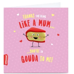 Card Factory Personalised Squidgalicious Mother's Day Card - Like A Mum