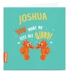 Hot Personalised Squidgalicious Card - Feel All Giddy For Friend|Anniversary