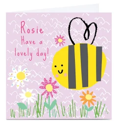 Discount Personalised Squirrel Bandit Any Occasion Card - Lovely Day For Niece|Premium Square